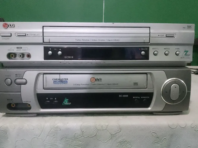 Videocassetes LG: GC-981B + BC480B