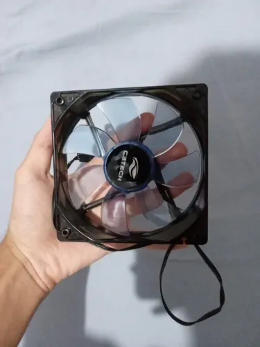 Fan Ventoinha Cooler 120mm para Pc com luz Azul