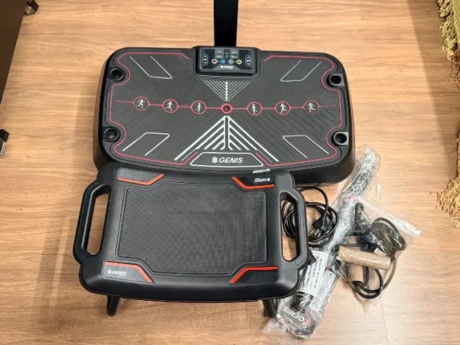Plataforma Vibratória Genis Polishop com acessórios
