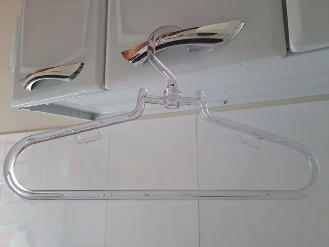 Cabide cristal transparente grosso 38 unidades