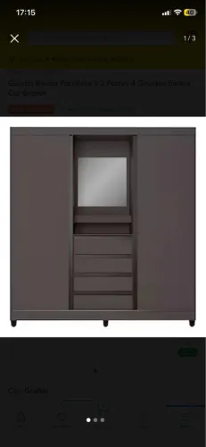 Guarda roupa casal novo 