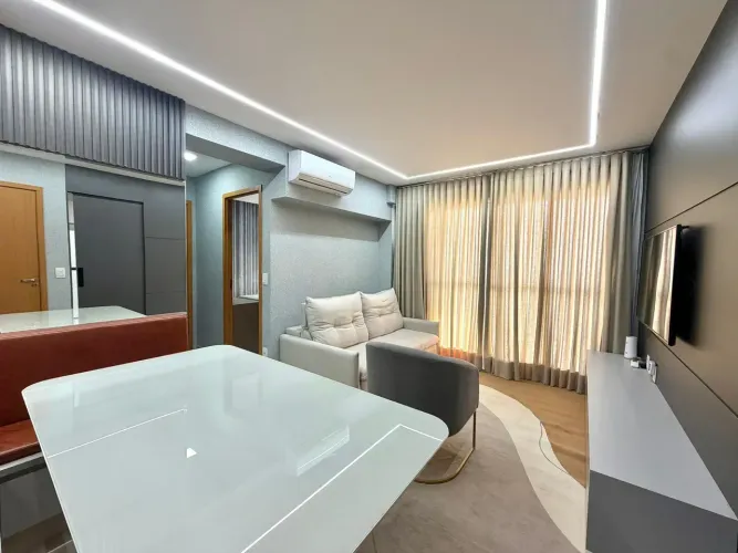 Apartamento de 02 quartos mobiliado para aluguel no Setor Serrinha - Goiânia - GO