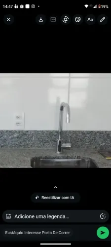 Torneira de pia de cozinha monocomando