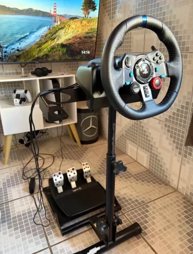 Volante Logitech G29 + Suporte + Câmbio manual
