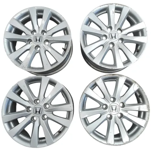 Jogo De Rodas Aro 16 Honda Civic 2012 2013 2014 2015 2016 Prata