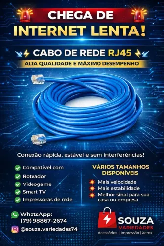 Cabo de Rede Rj45