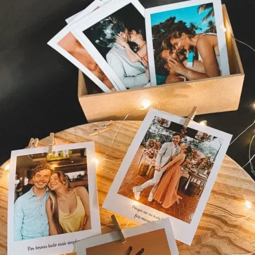 Imprimo sua foto Polaroid