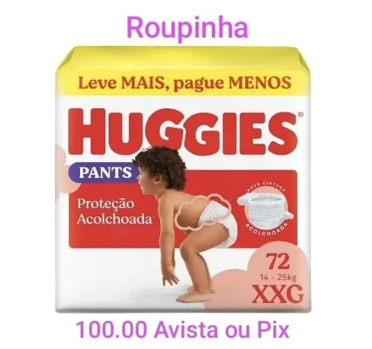 Fralda Roupinha Huggies Lacrada