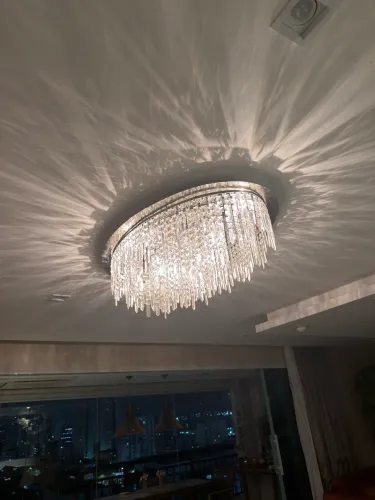 Lustre de teto - cristal - comprado na Paroma