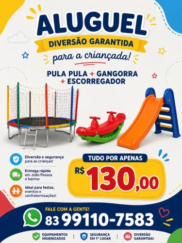 Alugamos brinquedos 