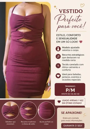 Vestido marsala 