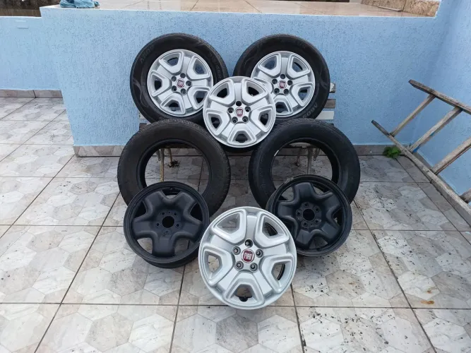 Rodas, Pneus e Calotas aro 16