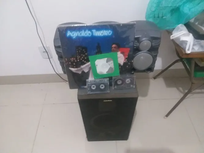 02 aparelhos de som gradiente e lentos micro sistema otimos
