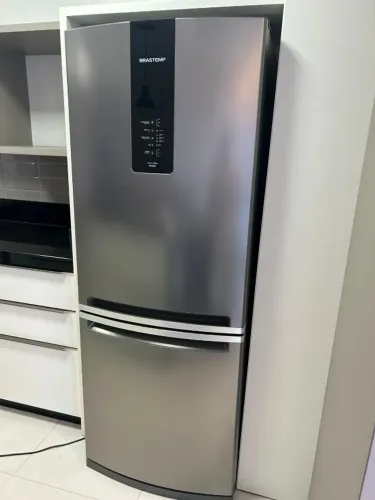 Geladeira Brastemp Frost Free Inverse 447L Inox