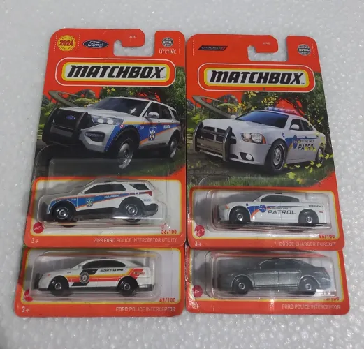 Lote Miniaturas Matchbox Police Car