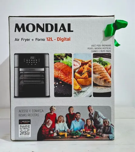 Air Fryer Forno 12l Afon-12l-gi 2000w Digital Mondial 