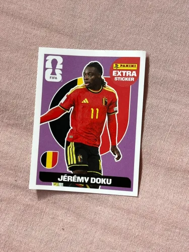 Jeremy Doku Lilás álbum copa 2026 
