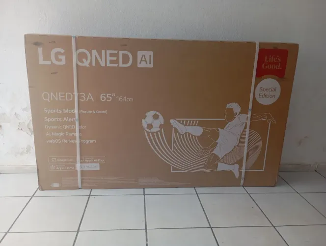 TV LG QNED 65 POLEGADAS NOVA LACRADA COM NOTA FISCAL 