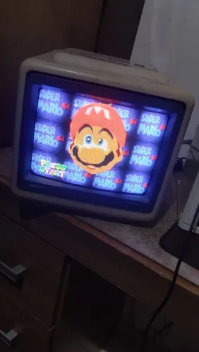 TV tubo retro perfeita para jogos/games retrôs