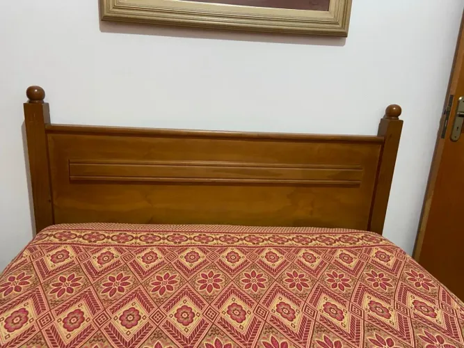 Cama casal madeira 