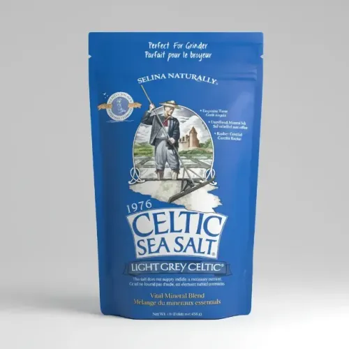 Sal Celtic Sea Salt Original 454g Light Grey - Importado dos Eua