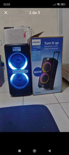 Vendo caixa de som Philips bluetooth de 1600 Watts