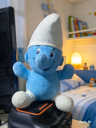 Pelúcia Smurf 23 Cm (Um bom achado Usado)