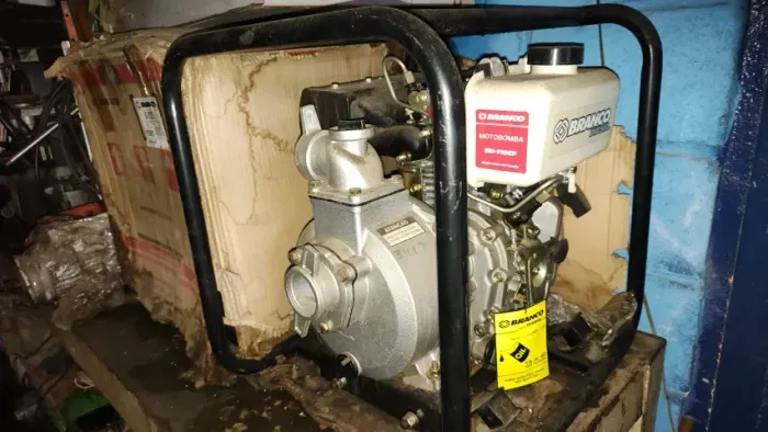 Motobomba Diesel Branco Bd 710/ Partida Manual