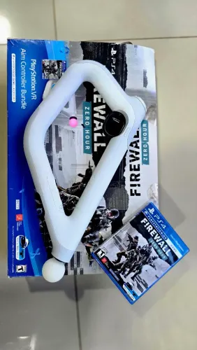 Aim Controller PS VR + Firewall Zero Hour ? bundle completo na caixa