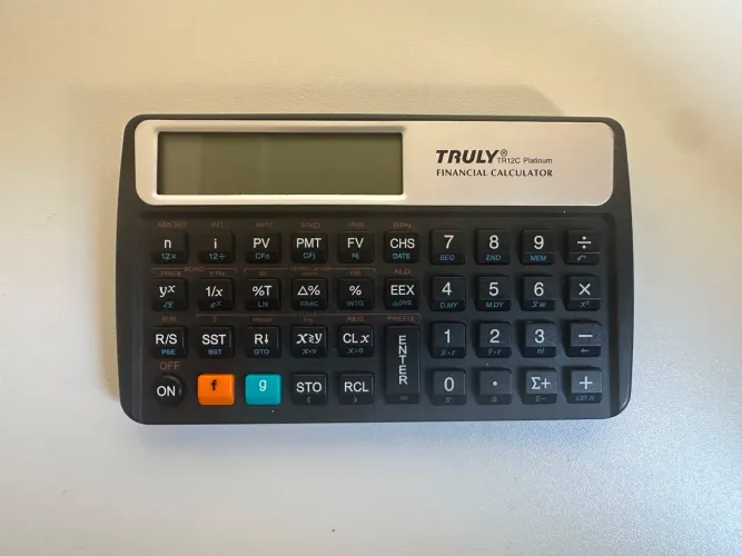 Calculadora Financeira Truly TR12C
