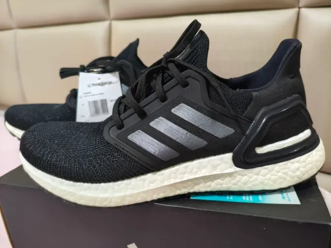 TÊNIS ADIDAS ULTRABOOST 20 ORIGINAL NOVO n41 BRINDE REGATA ADIDAS LEUA INFORMAÇÕES ADICI