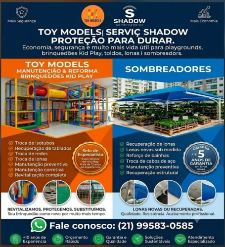 Sombreadores manutenção