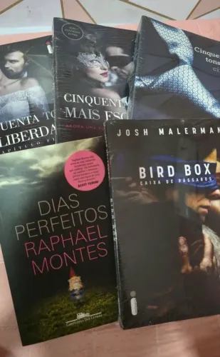 Livros Lacrados e Semi Novos - Combo de 46 itens