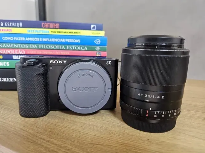 SONY ZVE10 + LENTE AF 23/1.4 E VILTROX