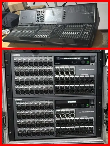 MESA DE SOM YAMAHA CL5 + 2 RIOS D2