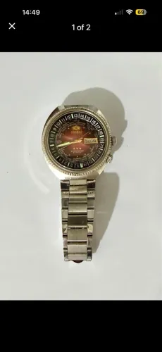 Relógio Orient Vintage 1970's  Item colecionador