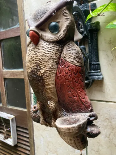 Estátua de coruja