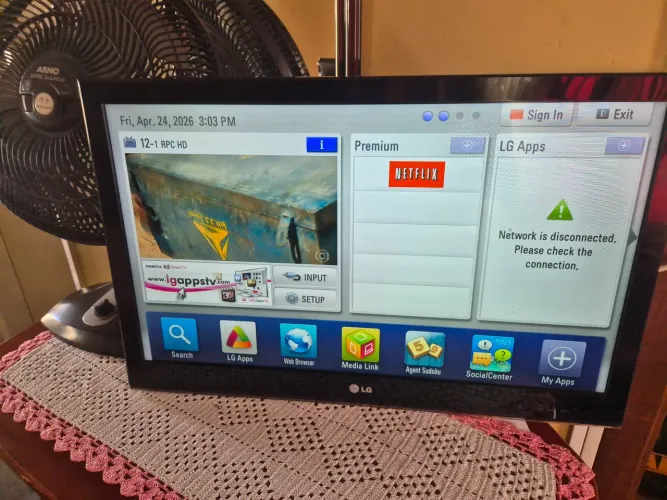 Televisão LG 32 polegadas, hdmi, usb, Conversor digital integrado