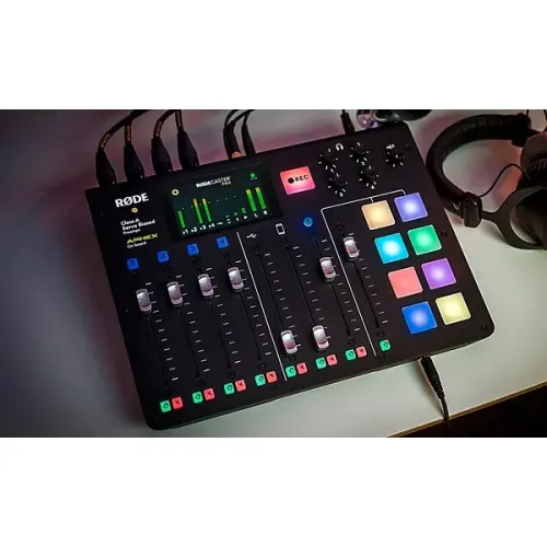 Rodecaster Pro I RODE - Estúdio de Podcast