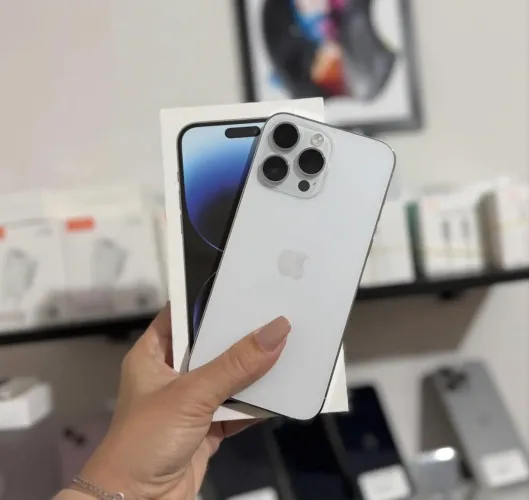 IPhone 14 Pro Max branco 128gb 06 meses de garantia 