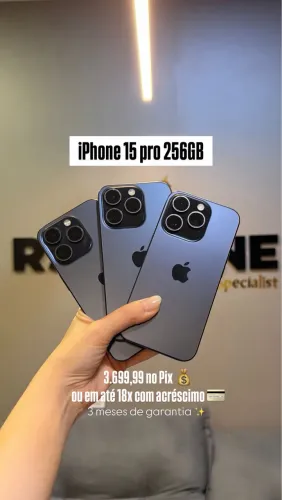 iPhone 15 pro 256gb - Seminovo