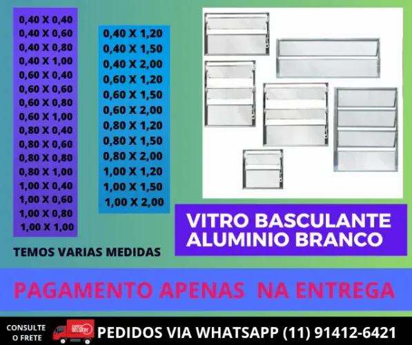 Vitro cod vnw bsc 1.00x1.00 - modelo de aluminio