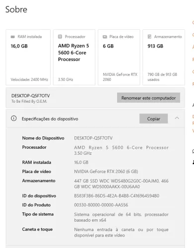 Computador Gamer Rtx 2060