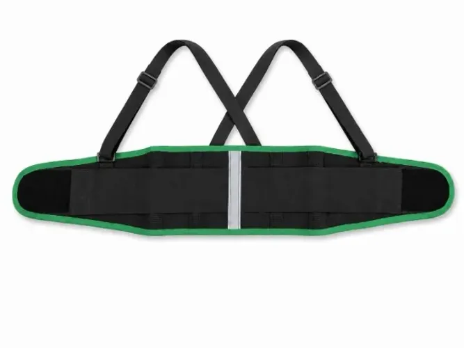 Cinta Lombar Ergonômica Premium Refletiva Mazola com Suspensório - Nova - P M G GG