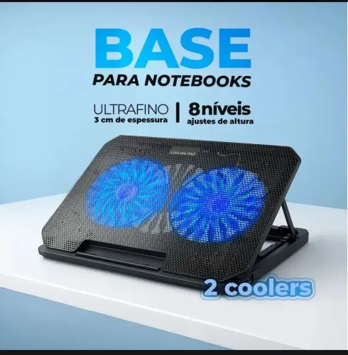 Base para notebook 8 níveis ajustes de altura
