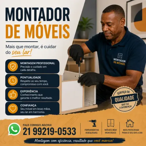 Montagem de Móveis NOVOS - Leia descrição.