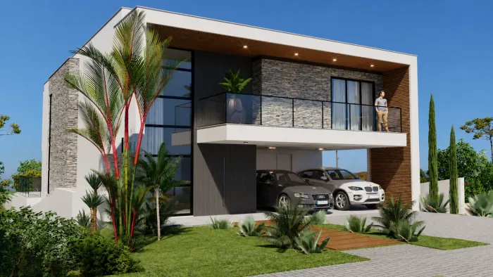 Casa com 3 suítes, área gourmet, piscina e projeto assinado para venda
