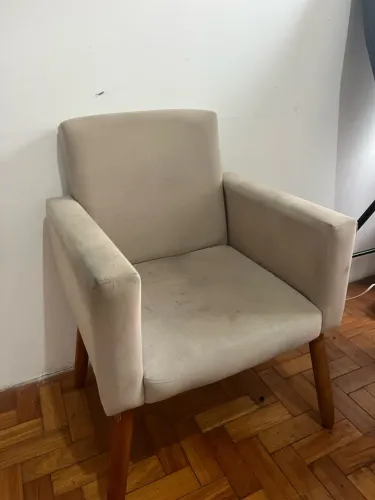 Cadeira Poltrona bege