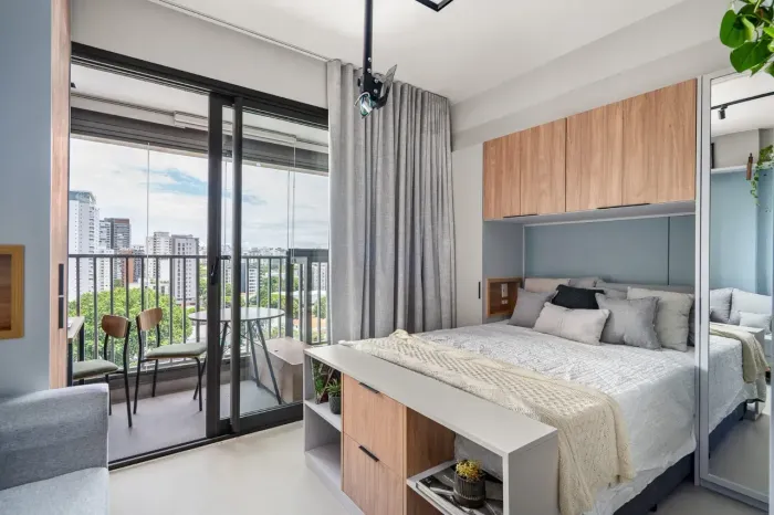 Apartamento para aluguel com 27 metros quadrados com 1 quarto