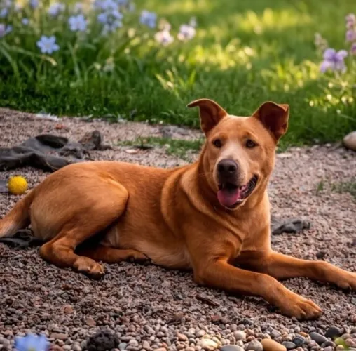 Filhote de Cachorro de Labrador com Chow-Chow